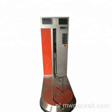 CE -certificering Airport Bagage Wapping Machine Weeging